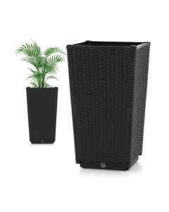 Outdoor Wicker Flower Pot Set of 2
