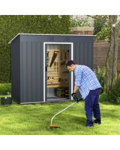 217 x 110 cm Outside Storage Shed with Air Window