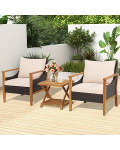 3 Pieces Patio Furniture Set