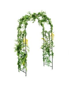 Patio Plant Stand Rack Archway with Metal Heavy-Duty for Party Ceremony Decorating