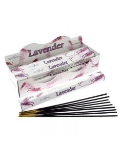 Stamford Hex Incense Sticks - Lavender, x 6 Packs