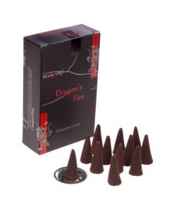 Stamford Black Incense Cones - Dragons Fire