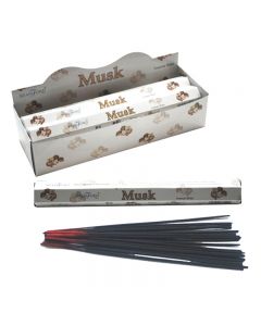 Stamford Hex Incense Sticks - Musk, x 6 Packs