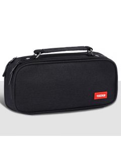 Expandable Pencil Case Large Capacity Pen Case for Office College School Bags - Black