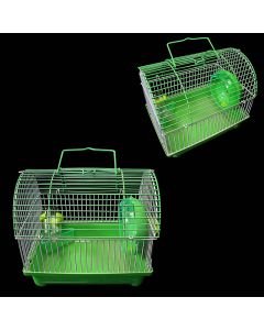 Small Pet Mouse Cage Plastic Cage with Handle 22cm x 17cm