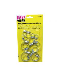 Stainless Steel Hose Clips Pipe Clamps Assorted Sizes DIY Hose Clamps