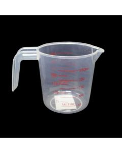 Durable Plastic Measuring Jug Metric Household Use Small Liquid Jug - 250ml