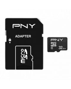 PNY 32GB Performance Plus Micro SDHC Card with SD Adapter