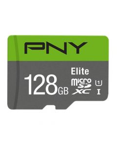 PNY microSDXC Elite 128GB Micro SDXC Card with SD Adapter