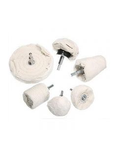6pcs Polishing Wheel Drill Pads Set Buffing Mop Car Attachment