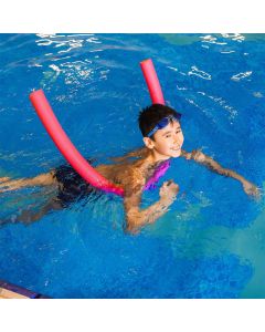 Swimming Pool Foam Noodle Tube Solid Foam Pool Swim Noodle - Red