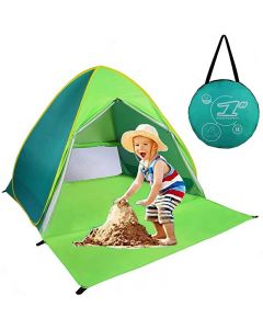 Pop Up Beach Tent Shade Sun Shelter UPF 50+ Canopy Cabana 2-3 Person - Green