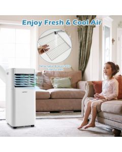 9000 BTU 3-in-1 Portable Air Conditioner with Fan and Dehumidifier Mode