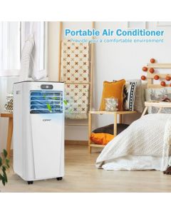 9000 BTU Portable Air Conditioner with WiFi and 24H Timer