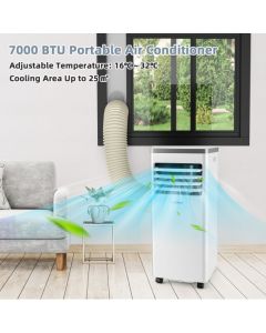 7000 BTU/9000 BTU 3 in 1 Portable Air Conditioner with Sleep Mode