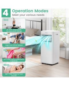 9000 BTU 3-in-1 Portable Air Conditioner with Sleep Mode