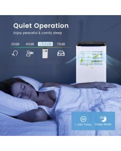 9000 BTU 4-in-1 Portable Air Conditioner with App Control and Sleep Mode