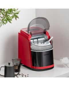 Portable Countertop Ice Maker with Ice Scoop and Basket