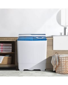 Portable Twin Tub Wash Machine with Spin Dryer