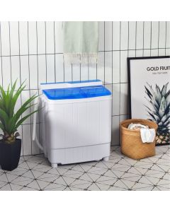 Portable Twin Tub Wash Machine with Timing Function