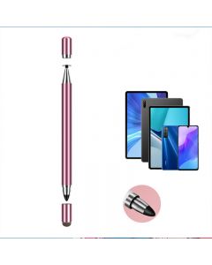 3 in 1 Multifunction Fine Point Round Thin Tip Touch Screen Pen - Rose Gold