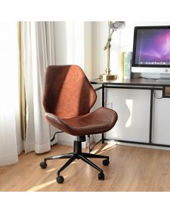 PU Leather Office Chair with Wheels and Padded