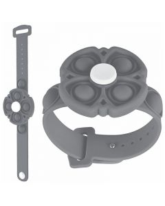 Push Pop Bubble Bracelet Fidget Bracelet Rotating Stress Relief Wristband Gifts - Grey