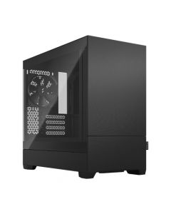 Fractal Design Pop Mini Silent Black TG Gaming Case w/ Clear Glass Window