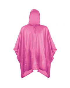 Lightweight Poncho Waterproof Raincoat for Childrens Boys Girls 45 x 72 inch - Pink