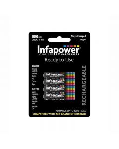Ready to Use Battery Rechargeable Longlife AAA 550mAh