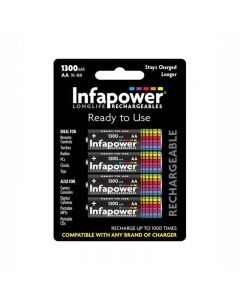 LongLife Rechargeable Battery Multipurpose Use 4 Pack AA