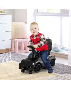 3-in-1 Ride On Push Car with Removable Guardrails and Handle