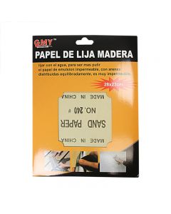 6 Pack General Purpose Household Use Sandpaper Abrasive Paper
