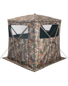 Portable 270 Degree See Through Hunting Blind with Silent Sliding Window