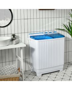Portable Washer and Spin Dryer Combo with Timer Control for Apartment
