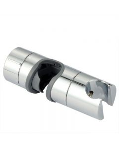 Adjustable Chrome Bathroom Shower Head Holder Riser Rail Bracket Slider Bar