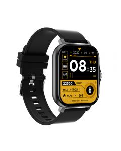 Smart Watch Fitness Tracker Measure Heart Rate Blood Pressure Sport Watches - Black