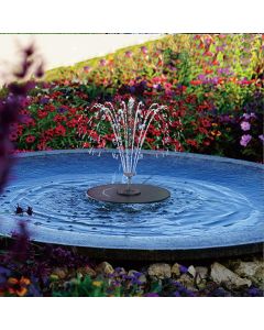 Solar Powered Water Pump Battery Water Fountain for Bird Bath Garden Pond Fish Tank - 5.5W