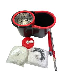 Super Absorbent Microfiber Round 360 Spin Mop and Bucket 14 Litre