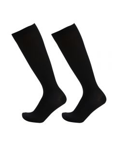 Unisex Anti-Fatigue Sport Compression Socks Varicose Vein Stocking One Pair - Black S/M