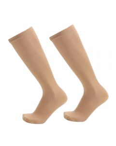 Unisex Anti-Fatigue Sport Compression Socks Varicose Vein Stocking One Pair - Skin S/M