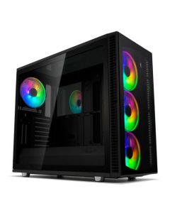 Fractal Design Define S2 Vision RGB Gaming Case w/ Dark Tint Glass Windows