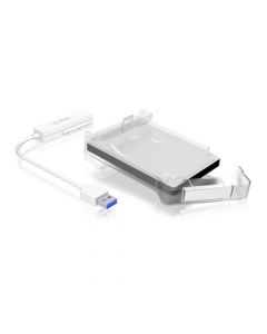 Icy Box IB-AC703-U3 USB 3.0 to 2.5"" SATA Adapter Cable with HDD Protection Box
