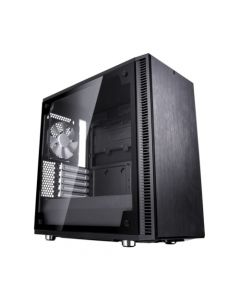 Fractal Design Define Mini C Black TG Quiet Compact Gaming Case w/ Glass Window