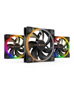 Be Quiet BL078 Light Wings 14cm PWM ARGB Case Fans x3