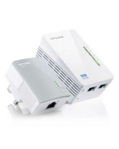TP-LINK TL-WPA4220KIT V4 300Mbps AV600 Wireless N Powerline Adapter Kit