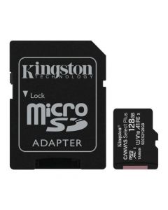 Kingston 128GB Canvas Select Plus Micro SDXC Card with SD Adapter