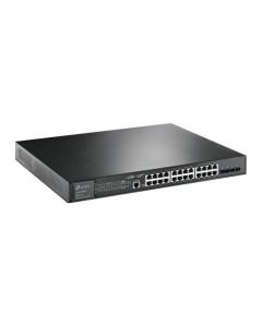 TP-LINK TL-SG3428XMP JetStream 24-Port Gigabit & 4-Port 10GE SFP+ L2+ Managed Switch with 24-Port PoE+