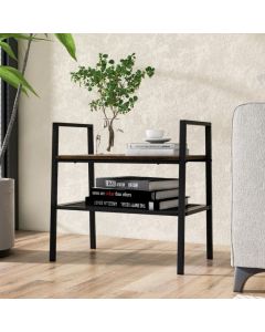 2 Pieces Stackable 2-Tier Storage Shoe Shelf