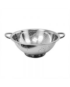 Stainless Steel Colander Sturdy Free Standing Base with Wide Handles